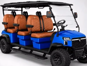 Blue BLP MOTOR ZEVO XL golf cart